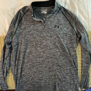 Under Armour quarter zip polo L